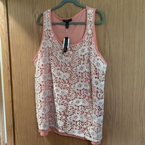 Lace Front Tank Top (NWT)